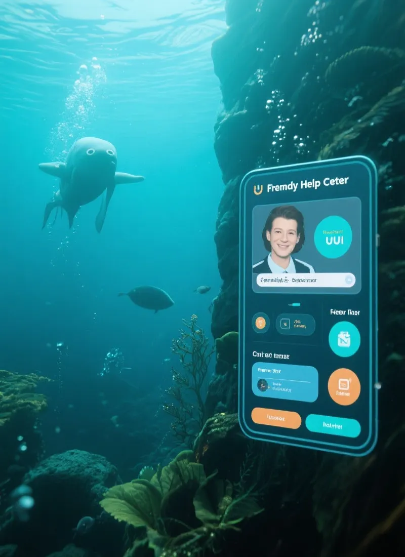 入口引导与帮助中心示意图